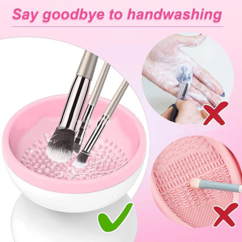 Limpiador eléctrico para brochas de maquillaje