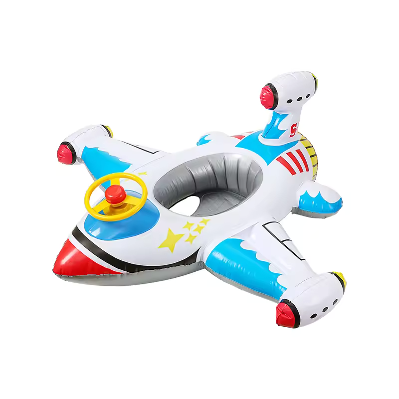 Flotador estilo avión para niños para jugar en el agua