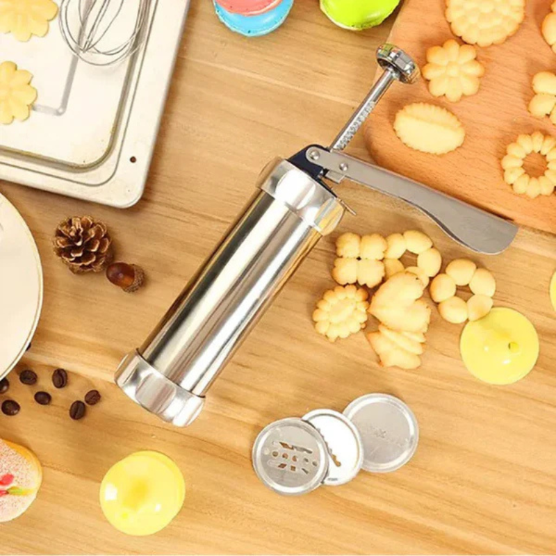 Prensa de galletas rápida para formas perfectas