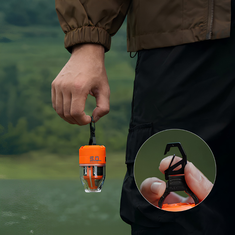 Kit de mini bomba multifuncional con luz – inflado rápido en cualquier lugar