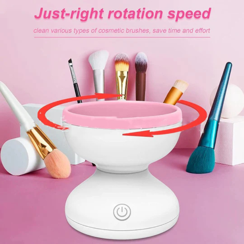 Limpiador eléctrico para brochas de maquillaje
