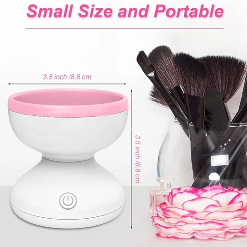 Limpiador eléctrico para brochas de maquillaje