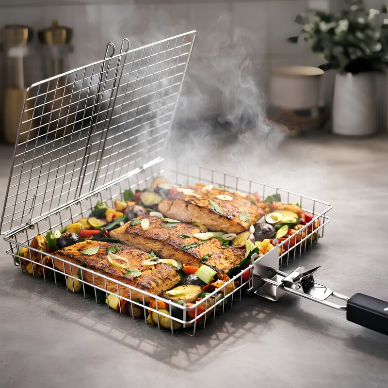 Cesta de cocción para barbacoa – asados regulares
