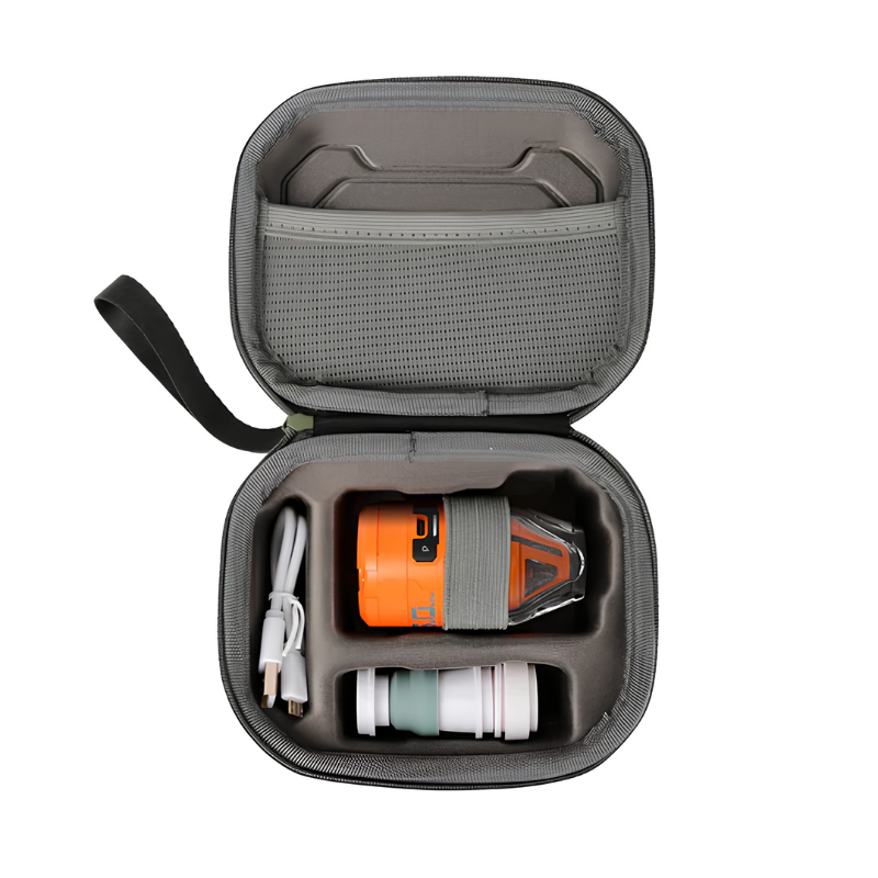 Kit de mini bomba multifuncional con luz – inflado rápido en cualquier lugar