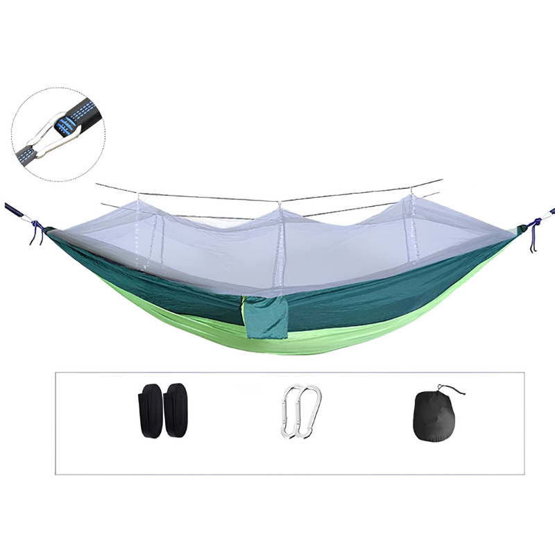 Hamaca de camping con mosquitero integrado