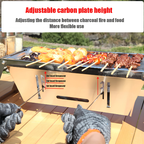 Parrilla plegable compacta – barbacoa práctica en cualquier lugar