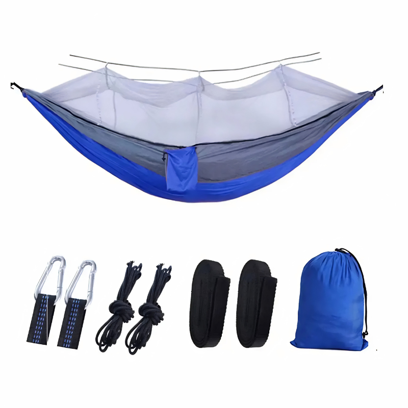 Hamaca de camping con mosquitero integrado