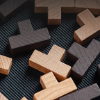 Rompecabezas cúbico 3D de madera – juego de lógica para niños