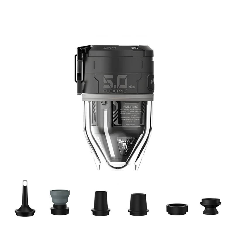Kit de mini bomba multifuncional con luz – inflado rápido en cualquier lugar