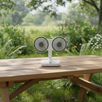Ventilador Doble Cabezal Recargable y Ajustable