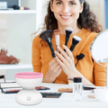 Limpiador eléctrico para brochas de maquillaje