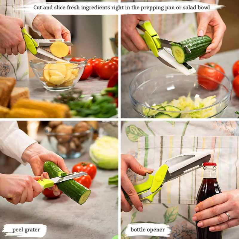 Tijeras de cocina multifuncionales – prepara todo con una sola herramienta