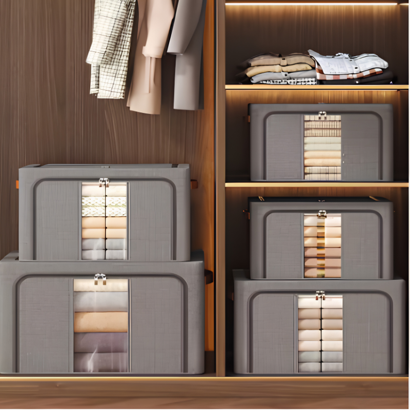 Caja de almacenamiento de ropa – armario bien organizado
