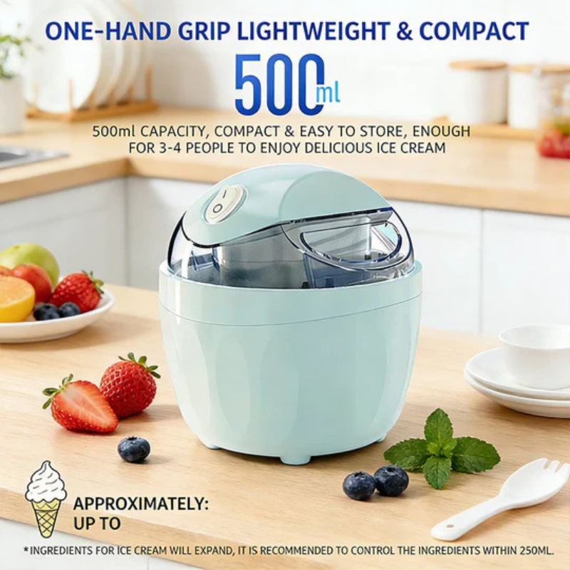 Máquina de postres portátil 3 en 1 – rápida y compacta