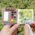 Kit de acuarelas de bolsillo para pintar en cualquier lugar