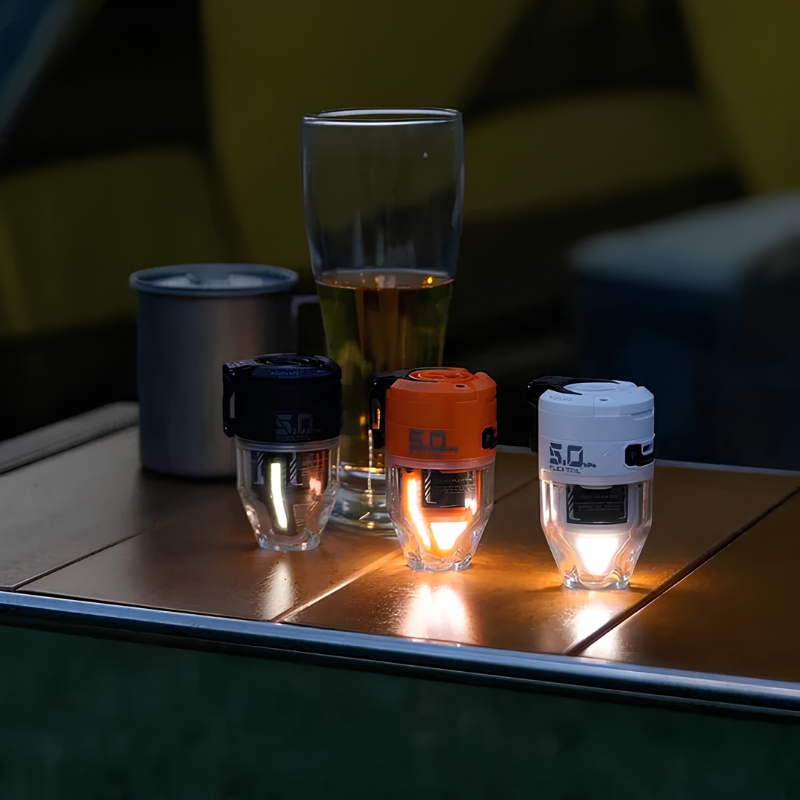 Kit de mini bomba multifuncional con luz – inflado rápido en cualquier lugar