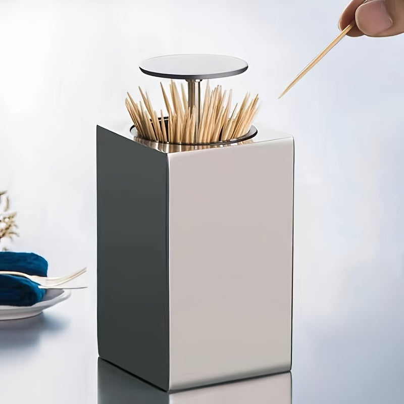 Lisslune | Soporte para Palillos de Dientes de Acero Inoxidable – Higiénico y de Fácil Acceso a los Palillos