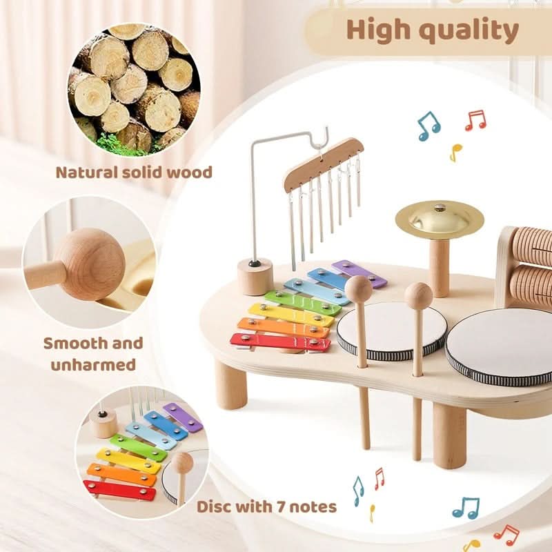 SET MELODINY – Juguete musical de madera para bebés creativos a partir de 12 meses