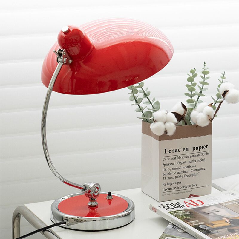 Lámpara de Mesita de Noche Estilo Vintage Bauhaus