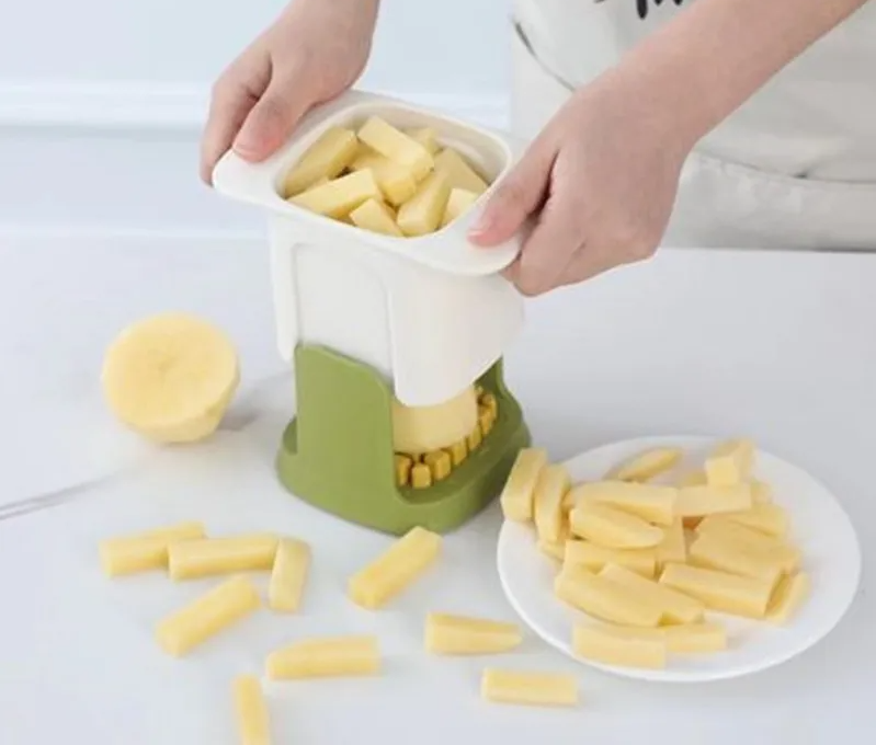ChopMaster – Cortador de verduras multifuncional y cortador de papas fritas con mecanismo de presión manual | Brehn