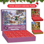 1008PCS Rompecabezas de Navidad Calendario de Adviento - Regalo de Navidad