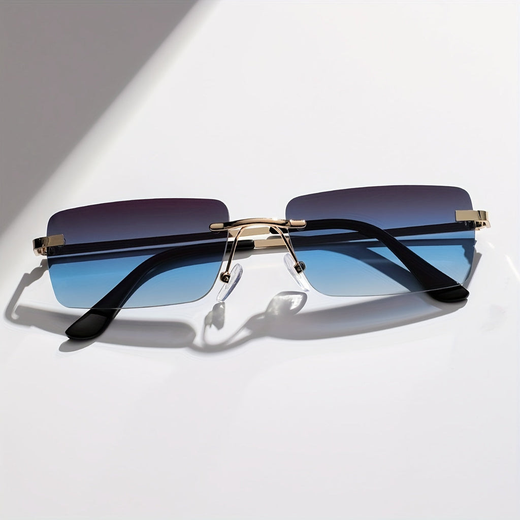 Gafas de Sol Sin Montura Elegantes – Modernas y Cómodas para Hombres