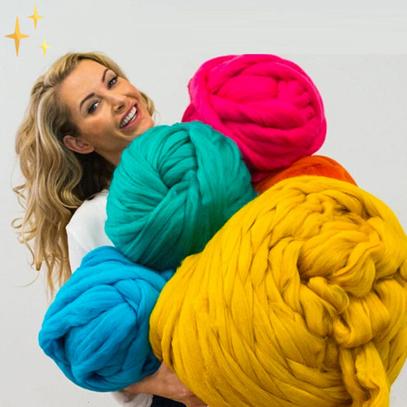 Manta de Punto Grueso | Extra Grande y Cálida | Accesorio de Hogar | Diseño Hecho a Mano