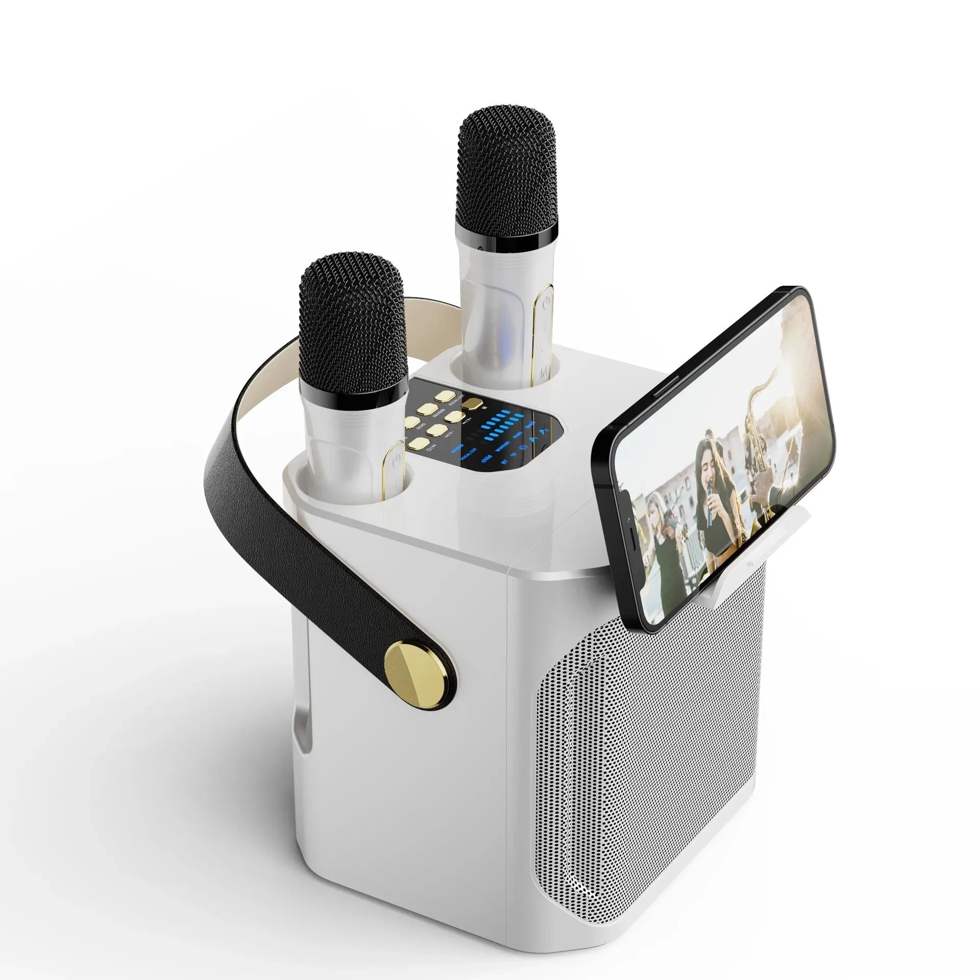 Altavoz Bluetooth de Karaoke Potente – Portátil 360°