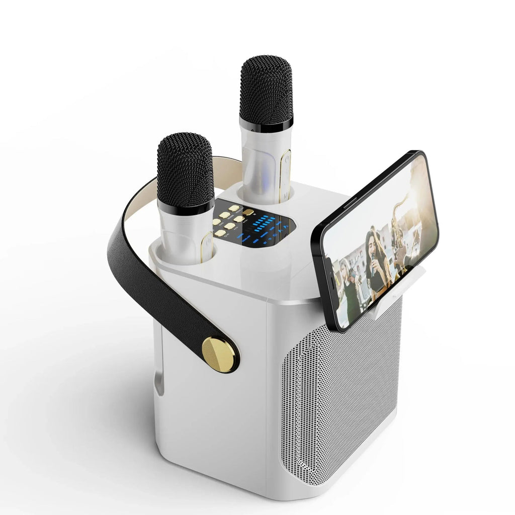 Altavoz Bluetooth de Karaoke Potente – Portátil 360°