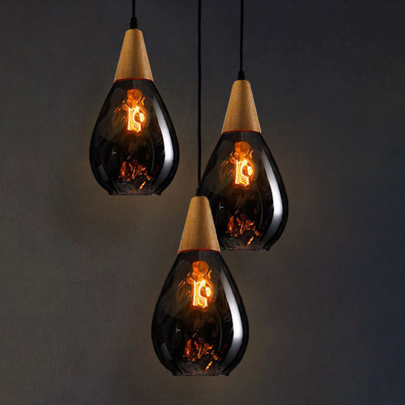 AuraDrop - Lámpara Colgante LED Inspirada en el Vintage con Diseño Elegante