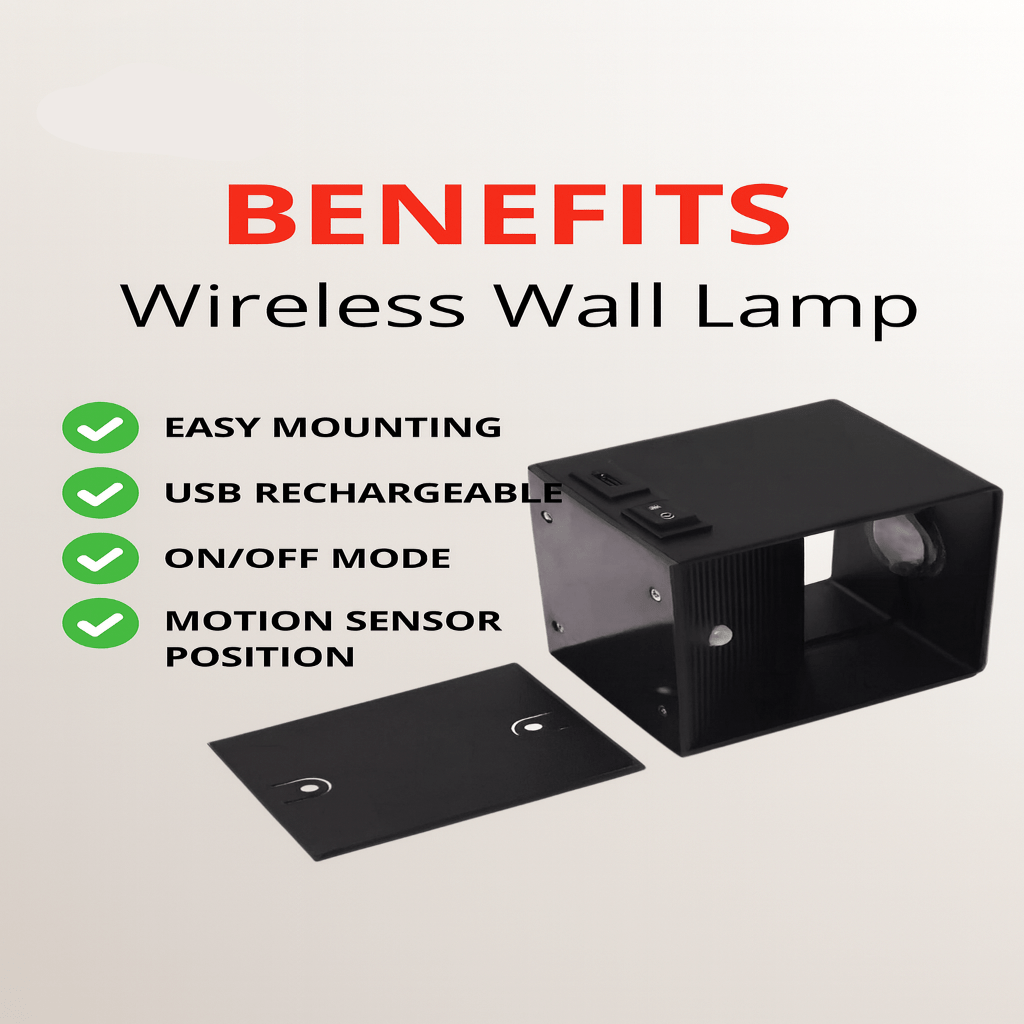 BEAMFLEX – Lámpara de pared LED inalámbrica con haz de luz ajustable