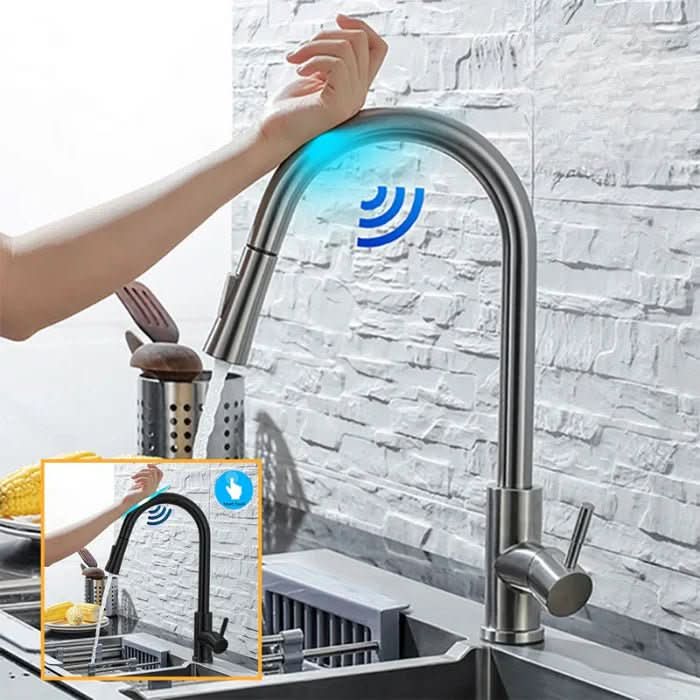 SILQUA – Grifo de cocina con sensor inteligente y caño extraíble