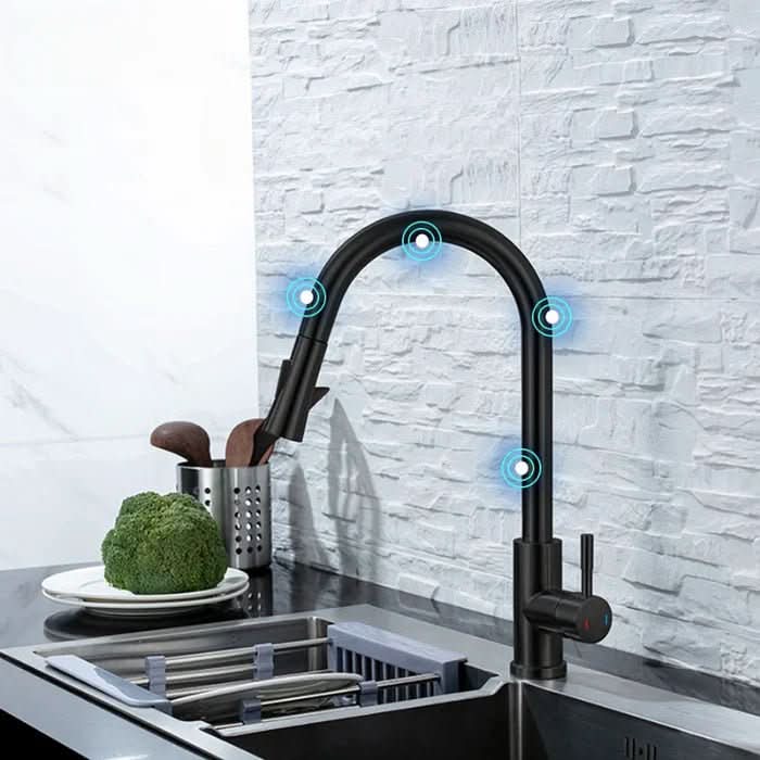 SILQUA – Grifo de cocina con sensor inteligente y caño extraíble