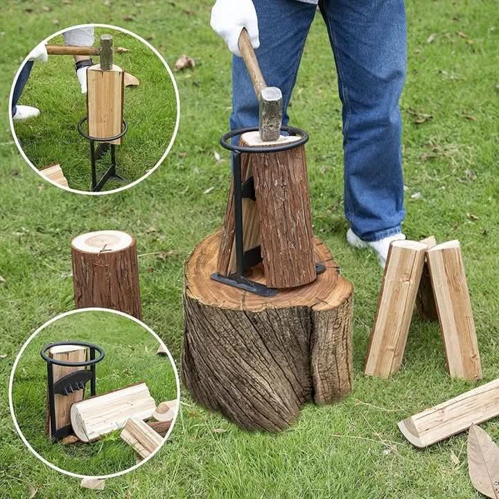 Holzknack – Divisor de Madera Seguro y Sin Esfuerzo para Chimenea y Exteriores