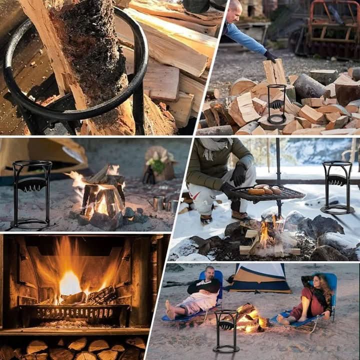 KINDLECUT – Fendeur de bois sécurisé pour fendre du bois de chauffage sans effort