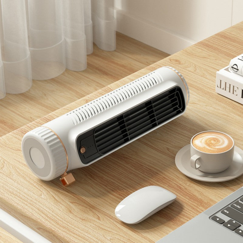 Kalsten | Ventilador Eléctrico Refrigerado Mini Silencioso de Escritorio