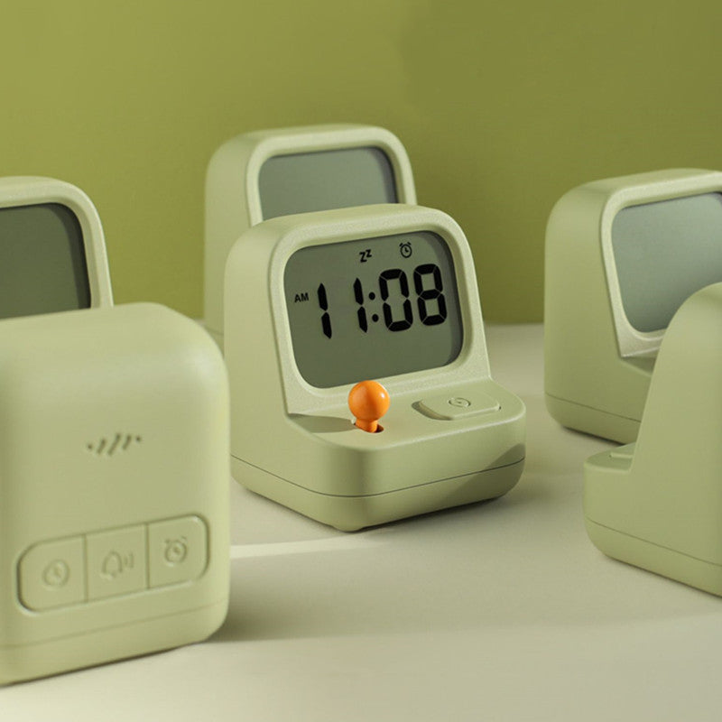 Lisslune | Consola de Juegos Retro Creativa con Reloj Despertador y Temporizador
