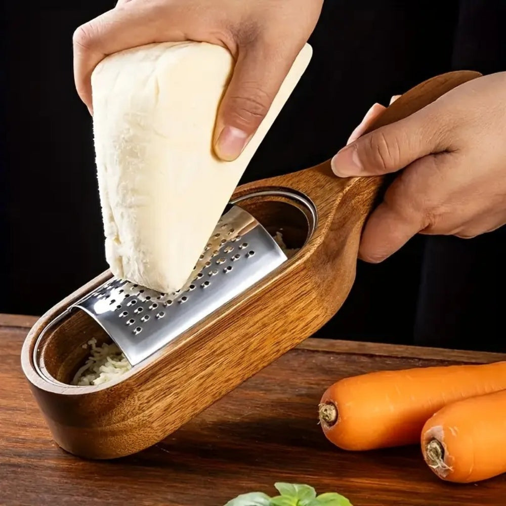 Rallador de Queso con Mango de Madera