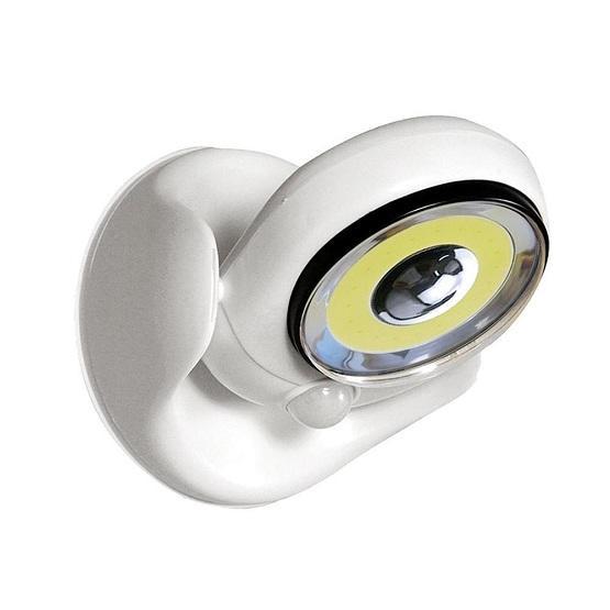 LUXWÄCHTER lámpara LED de seguridad | Con sensor de movimiento y temporizador | Inalámbrica y resistente a la intemperie | 450 lúmenes
