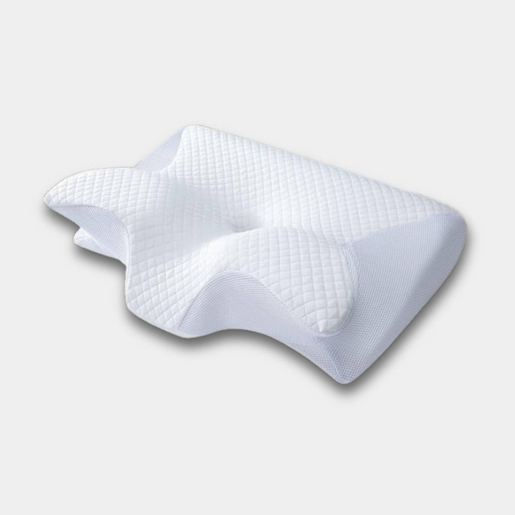 Cojín de Espuma Viscoelástica de Confort Adaptativo – Asegura la Alineación Correcta del Cuello y los Hombros – Tejido Transpirable para una Mejora del Flujo de Aire