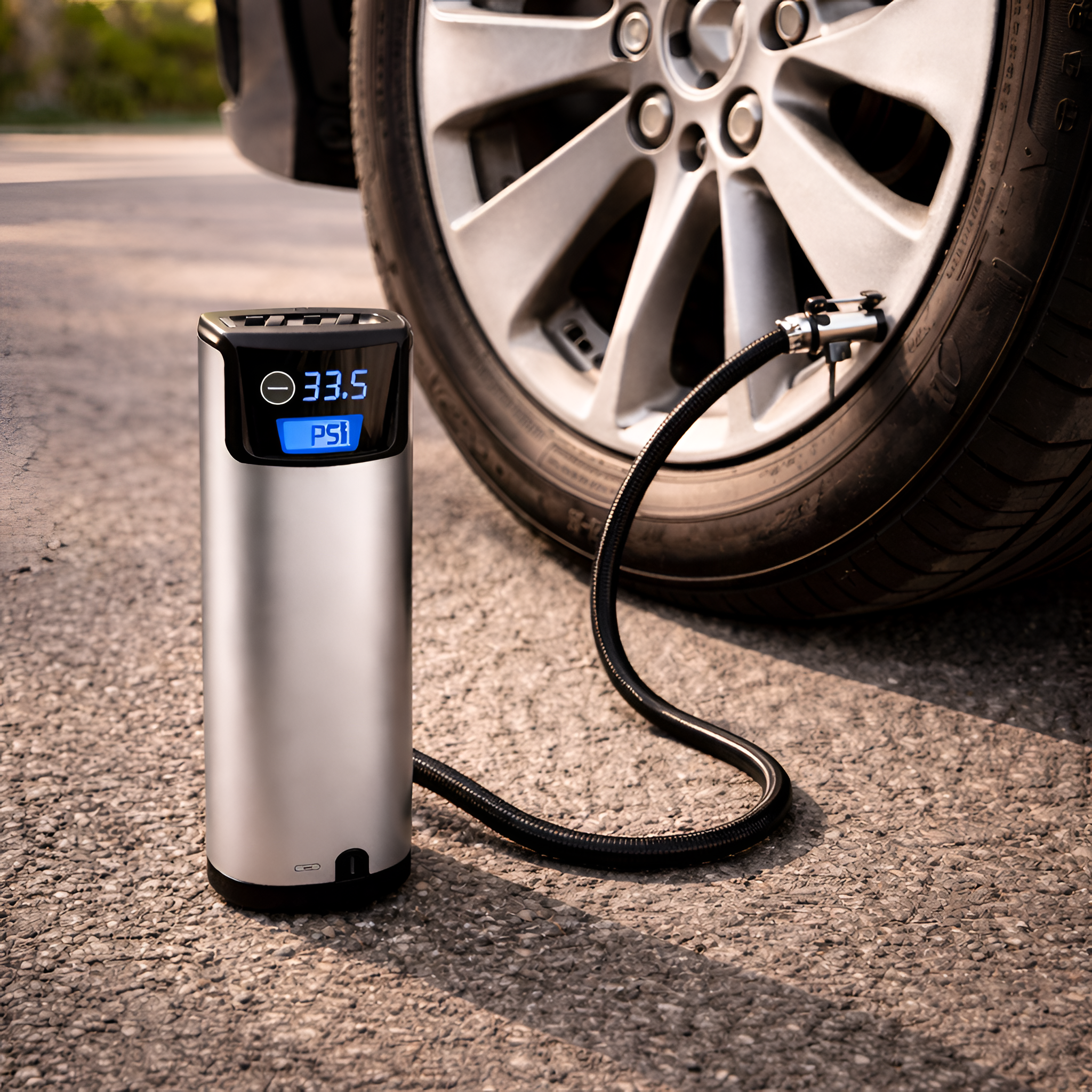 Colter - Inflador de Aire Portátil Recargable 150PSI para Neumáticos