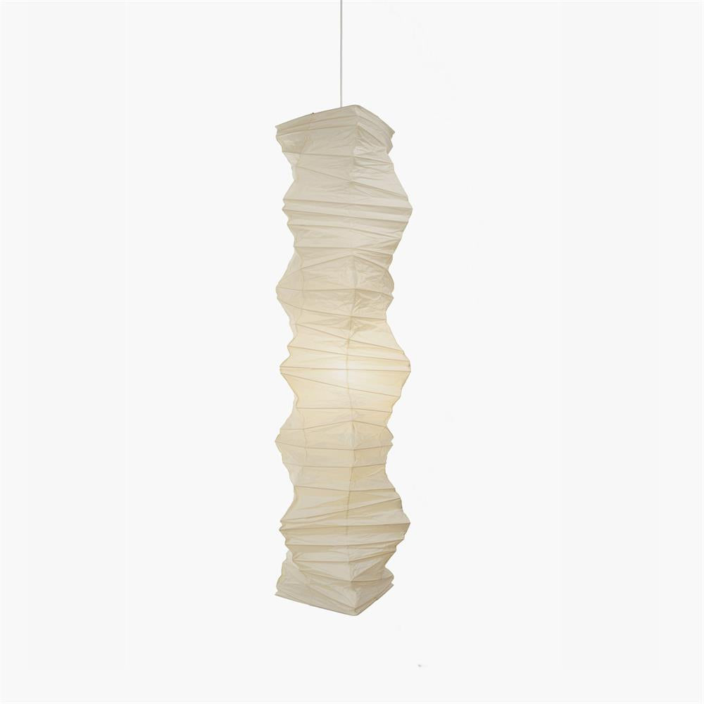 Lámpara Colgante Akari 33N - Diseño Vertical Elegante para Interiores Modernos
