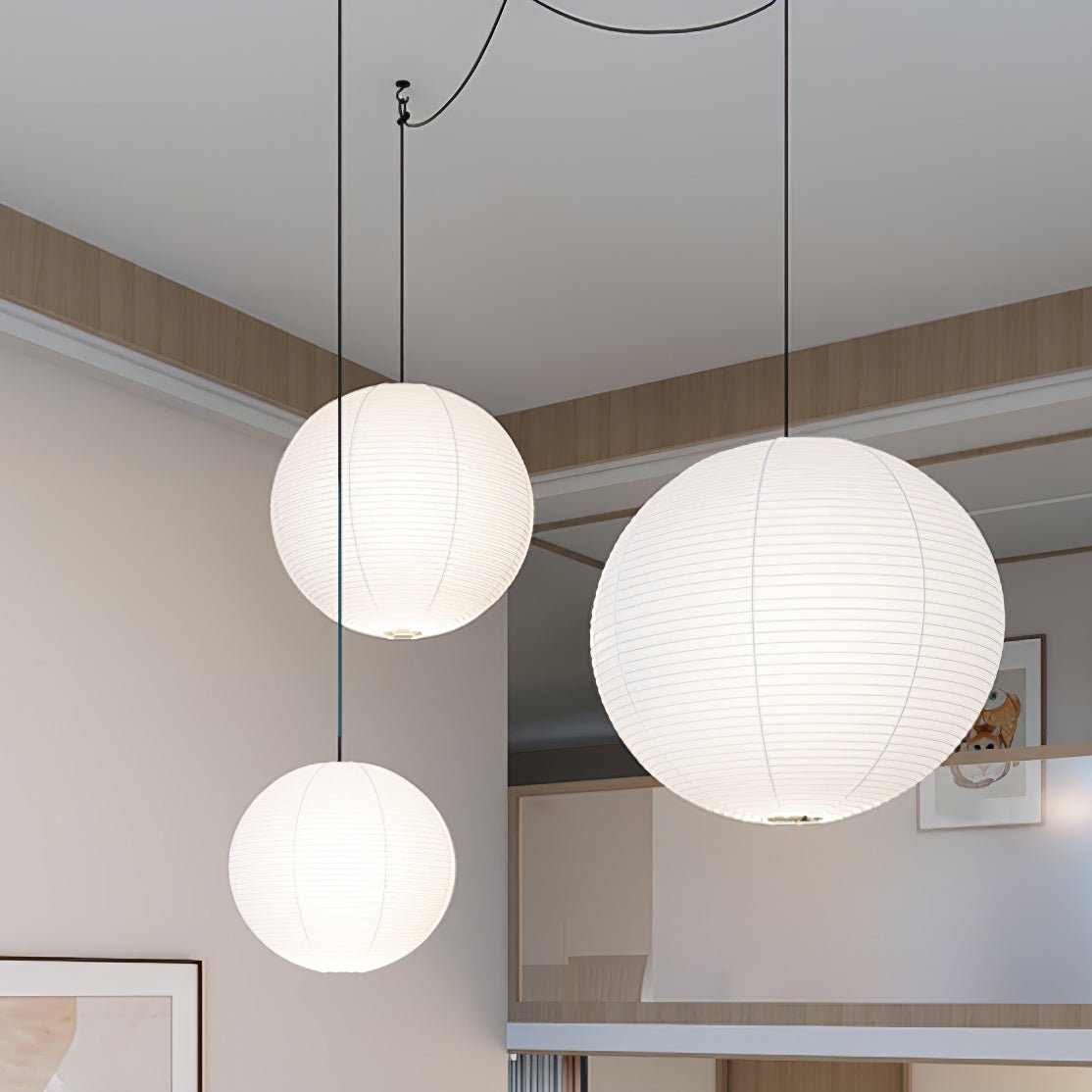 Lámpara Colgante Akari A Series - Iluminación Contemporánea y Estilosa
