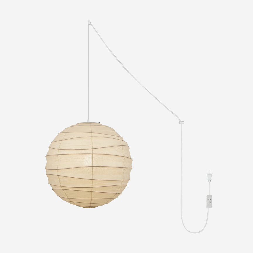 Lámpara Colgante Akari D Series - Lámpara Japonesa con Pantalla de Washi para Iluminación Elegante