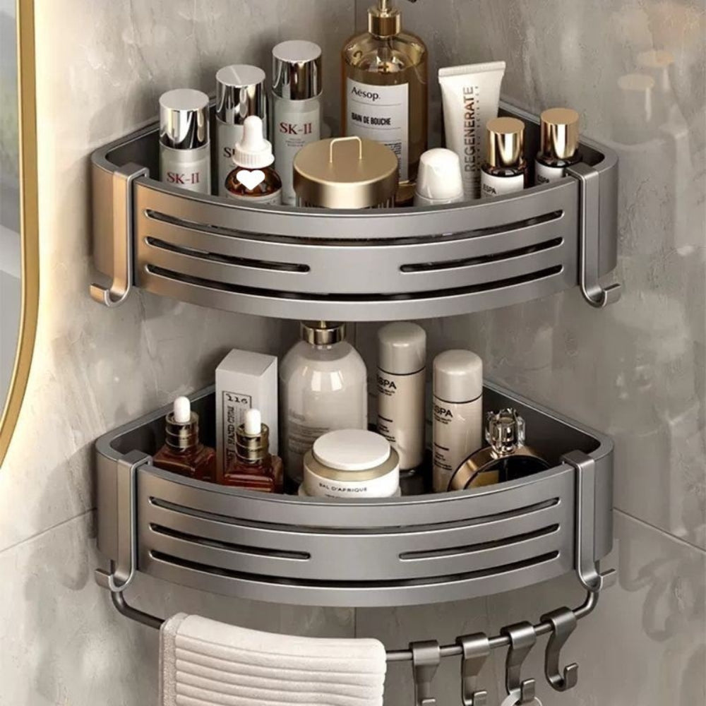 Estante de Esquina para Ducha de Aluminio