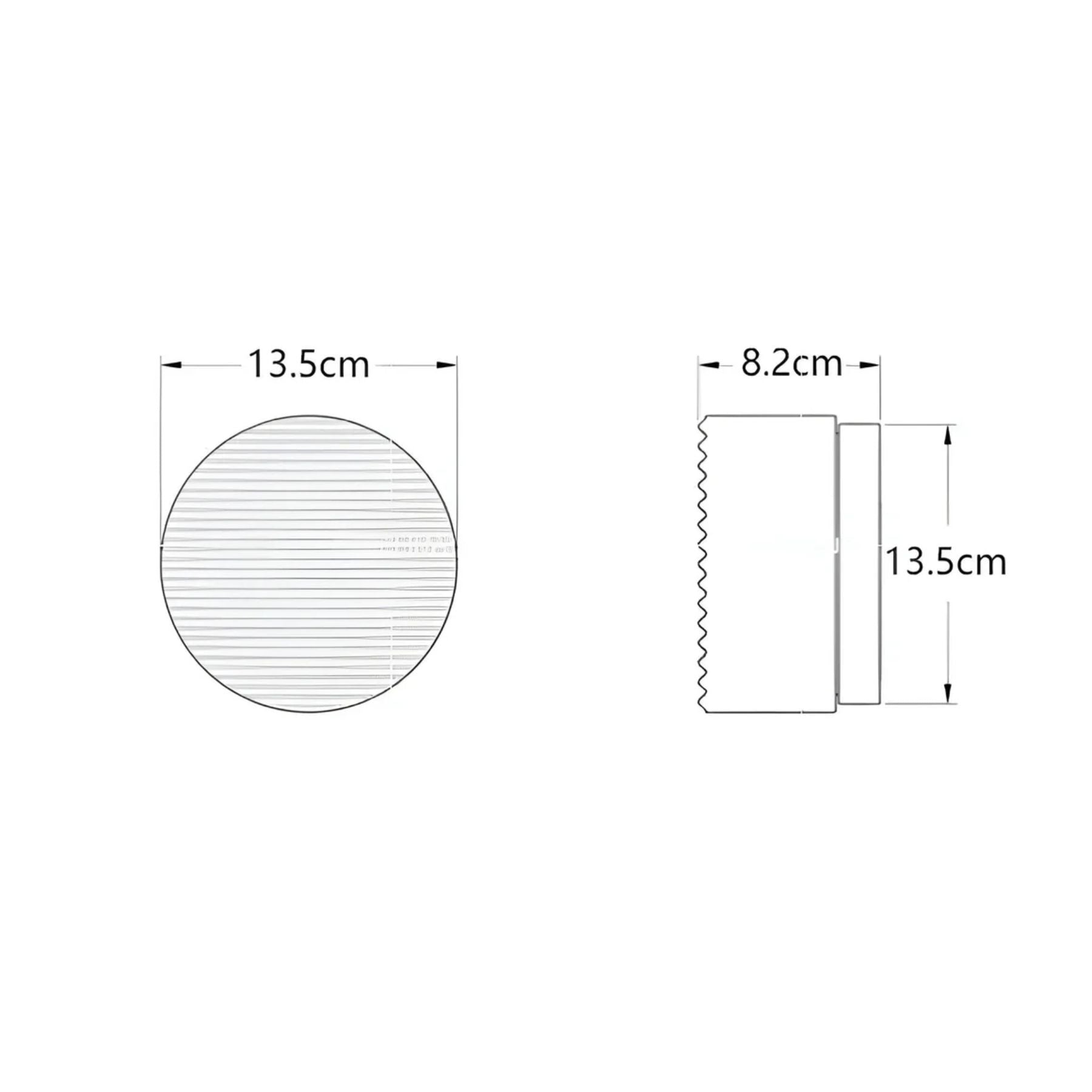 Aplique de pared redondo moderno Ambrelo con vidrio ámbar