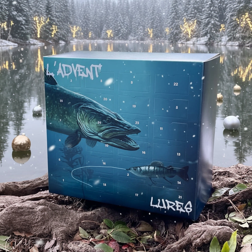 FISHMAS – Calendario de cuenta regresiva de Navidad 2026 para equipos de pesca