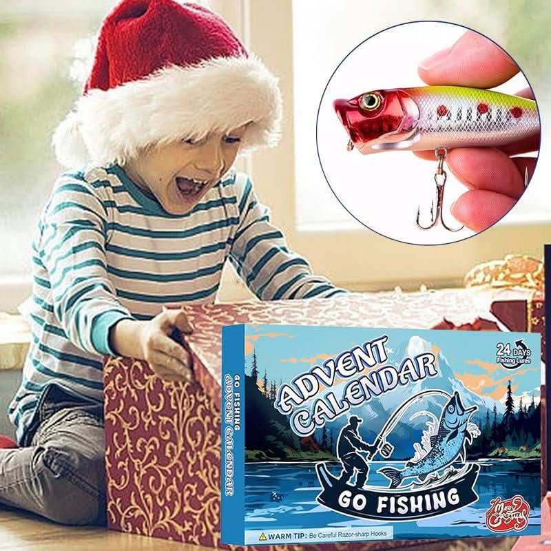 FISHMAS – Calendario de cuenta regresiva de Navidad 2026 para equipos de pesca