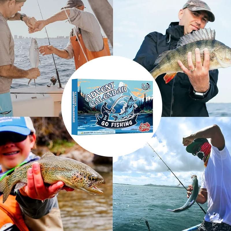 FISHMAS – Calendario de cuenta regresiva de Navidad 2026 para equipos de pesca