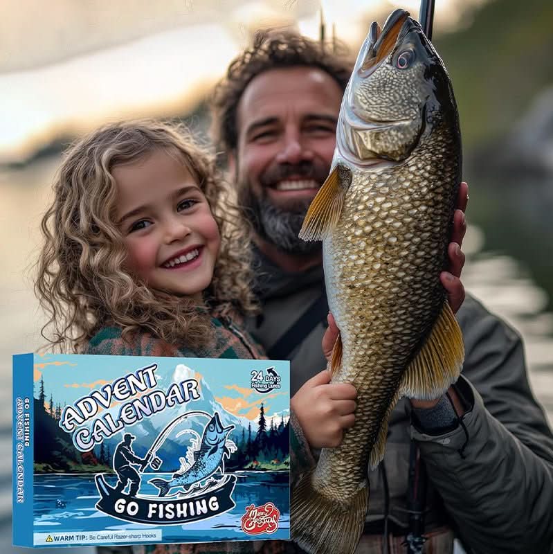 FISHMAS – Calendario de cuenta regresiva de Navidad 2026 para equipos de pesca